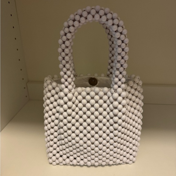Dual Handle Mini Beaded Bag - Picture 15 of 16